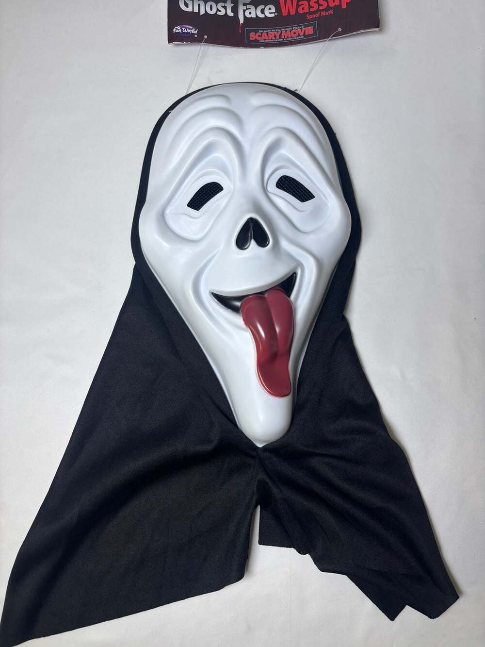 GHOST FACE SCARY MOVIE WASSUP BLEEDING MASK COSTUME FW8503 NEW